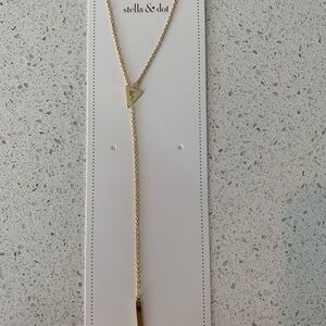 Stella & Dot gold necklace